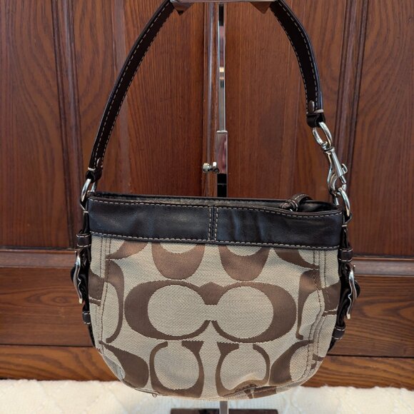 Coach Zoe Mini Signature Shoulder Bag F41856 - Picture 3 of 11